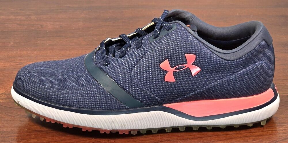 Under Armour Performance SL Sunbrella Spikeless Golf Shoes Size 8.5 3020112-400